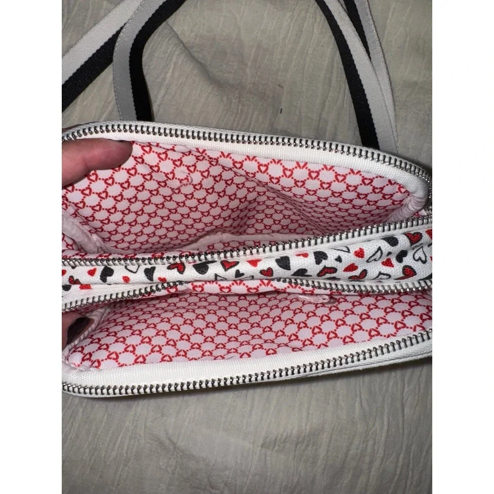 Brighton Love Scroll canvas crossbody brand new with tags guitar strap hearts